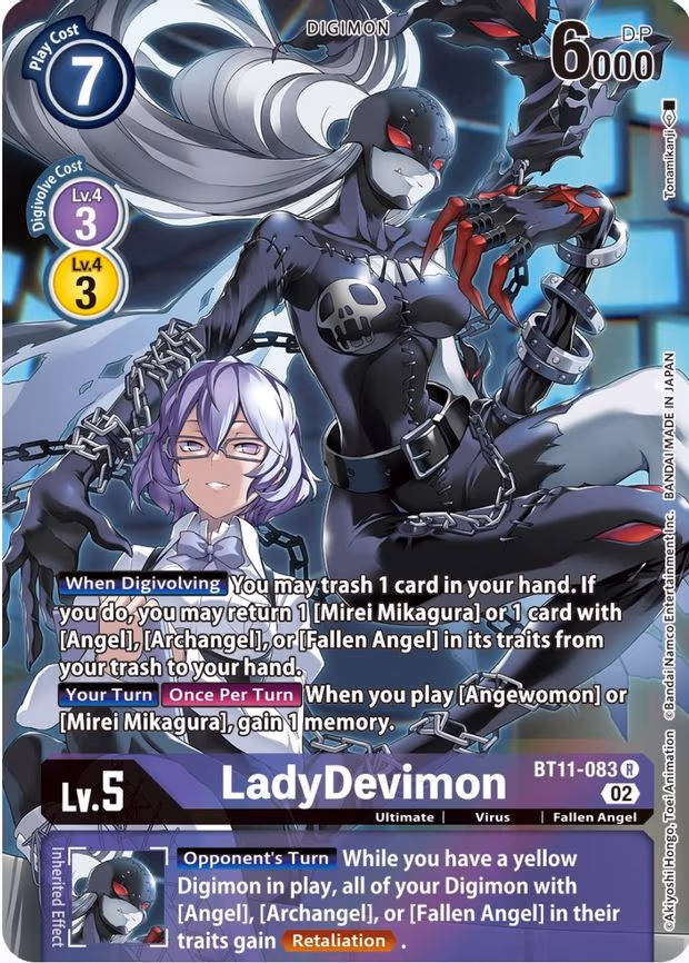LadyDevimon (Alternate Art) trading card